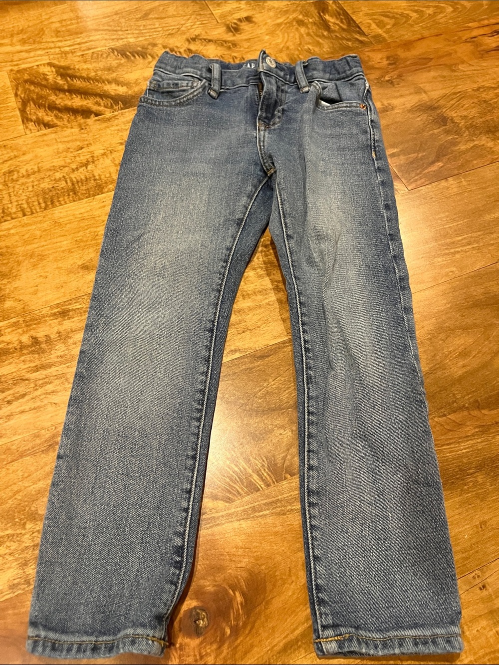 GAP Kid’s Washed Blue Straight Jeans